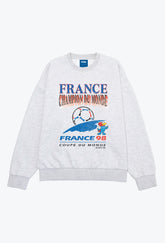 FIFA France '98 World Cup Champions Crewneck - Ash