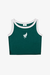 Mexico Women's Cropped Tank - Green