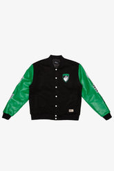 Boston Legacy FC Patchwork Letterman Jacket - Black / Green