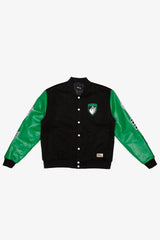 Boston Legacy FC Patchwork Letterman Jacket - Black / Green