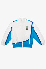 Argentina Windbreaker Jacket - White / Blue