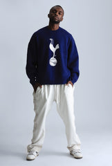 Tottenham Hotspur F.C Oversized Knit Sweater - Navy