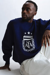 AFA Oversized Knit Sweater - Navy