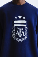 AFA Oversized Knit Sweater - Navy