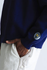 Manchester City Oversized Knit Sweater - Navy