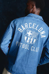 FC Barcelona Coach Jacket - Denim