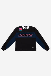 San Diego Wave FC Rugby Polo - Black / Navy