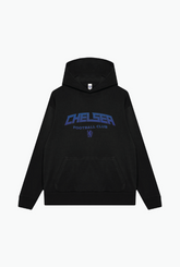 Chelsea FC Team Vintage Heavyweight Hoodie - Black