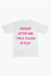 Repeat After Me Heavyweight T-Shirt - White