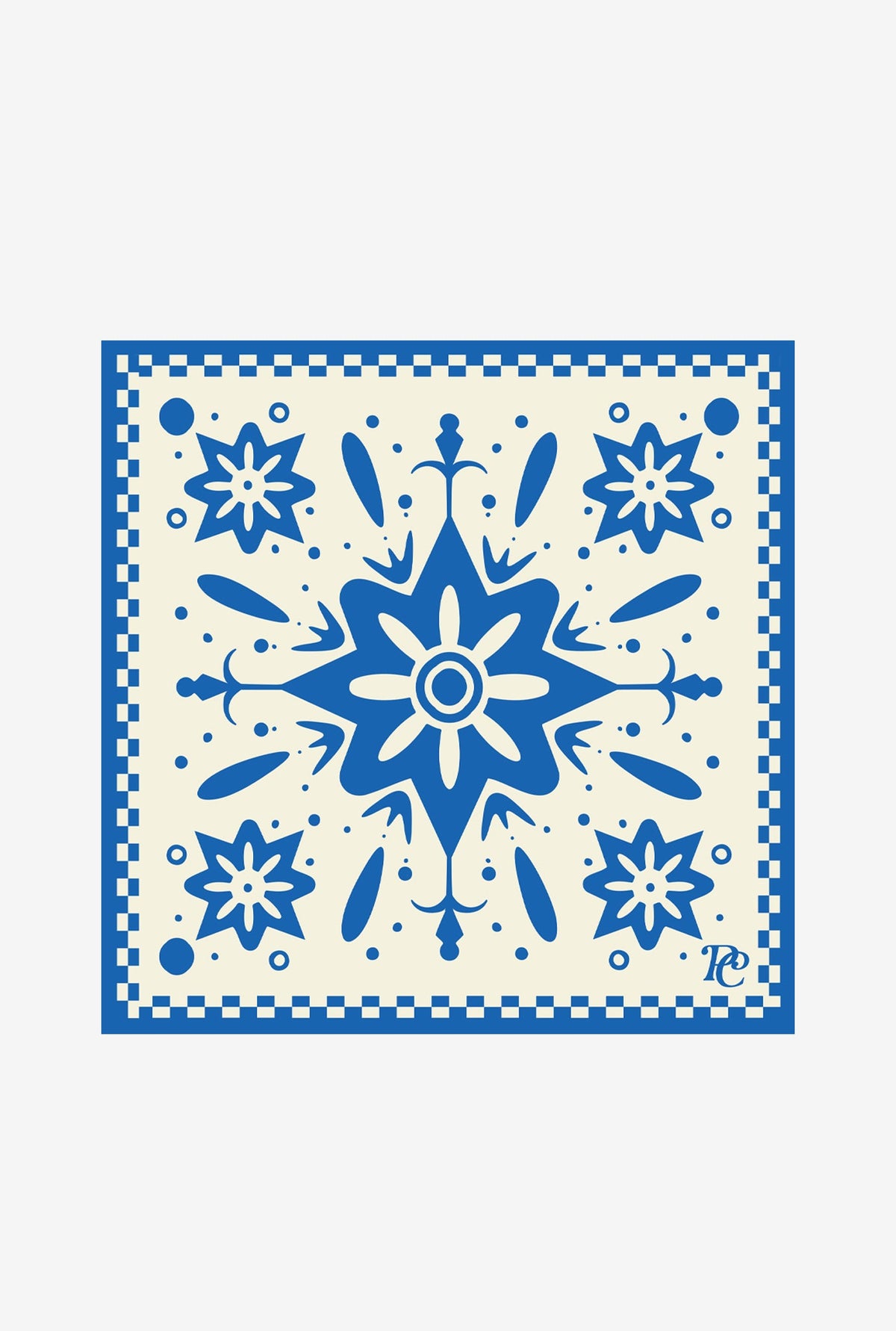 Lisbon Summer Scarf - Blue