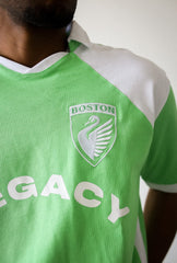 Boston Legacy FC Color Block Polo - White / Green