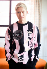 Lionel Messi Oversized Knit Sweater - Black