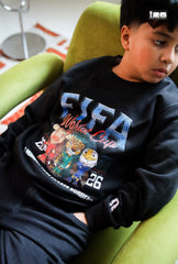 FIFA World Cup 2026â¢ Mascots Kids Crewneck - Black