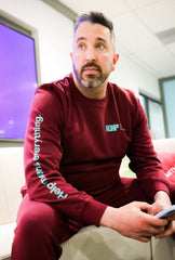 Kids Help Phone Help Means Everything Crewneck - Maroon