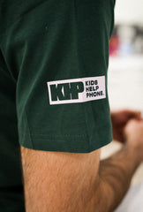 Kids Help Phone Feel Out Loud T-Shirt - Forest Green
