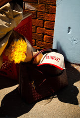 Spain A-Frame Cap - Ivory / Red