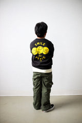 P/C x SmileyWorld Smile for Peace Youth Heavyweight Crewneck - Black