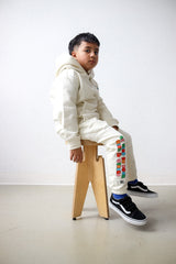 P/C x SmileyWorld Be Kind To Your Mind & Others Youth Heavyweight Jogger  - Ivory