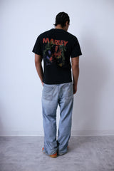 P/C x Bob Marley One Love Garment Dyed Heavyweight T-Shirt - Black