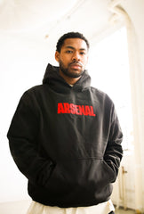 Arsenal F.C. Heavyweight Hoodie - Black