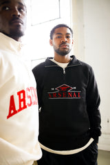 Arsenal F.C. Quarter Zip - Black