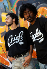 Kansas City Chiefs Script Heavyweight T-Shirt - Black