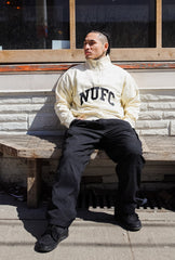 Newcastle United Essentials Quarter Zip - Ivory