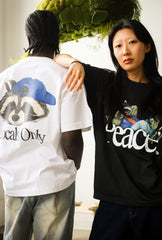 Trash Teddy Summer Vacation: Local's Only Heavyweight T-Shirt - White