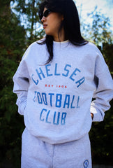 Chelsea FC SuperHeavyâ¢ï¸ Crewneck - Ash