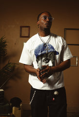 P/C x Jackie Robinson Heavyweight Garment Dyed T-Shirt - White