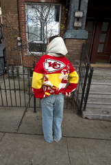 Travis Kelce Oversized Knit Sweater - Red