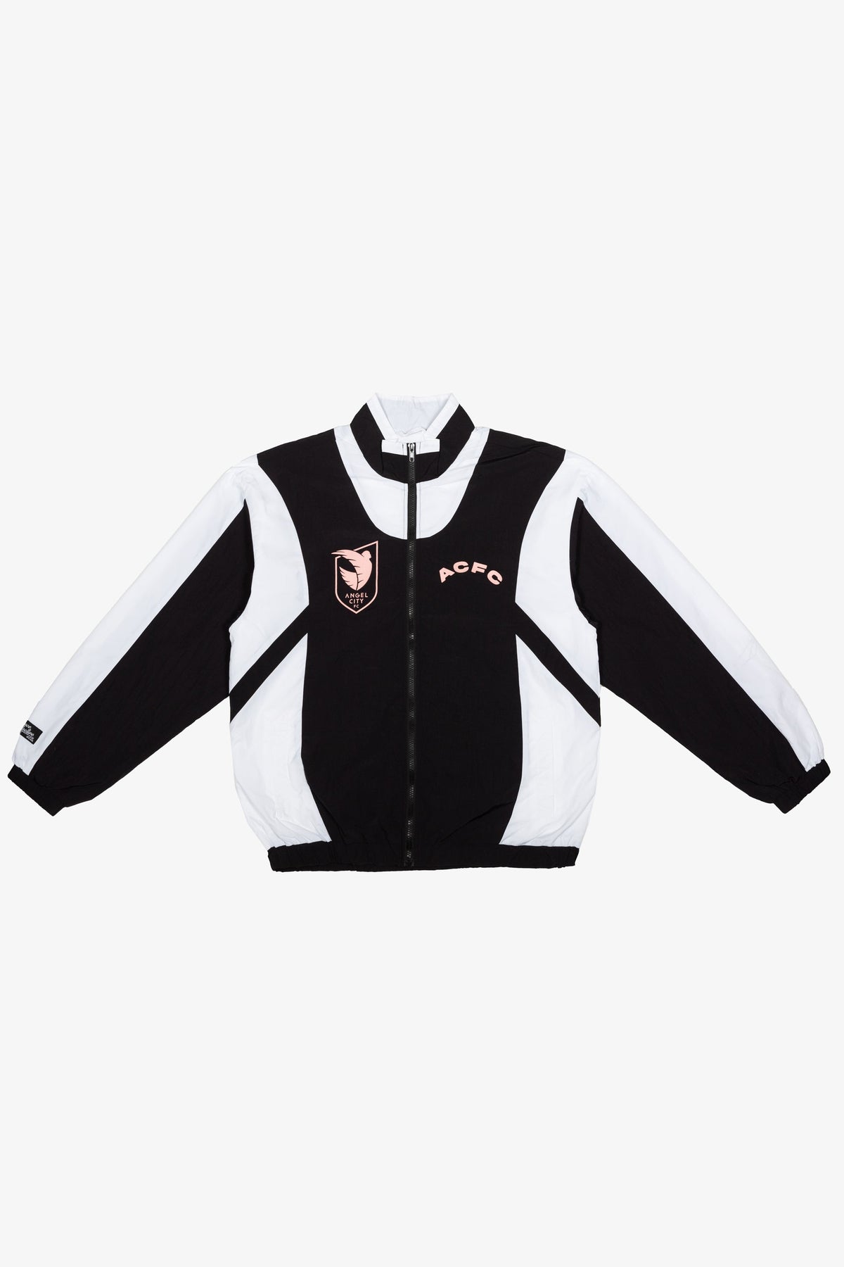 Angel City FC Colour Block Track Jacket - Off Black / White