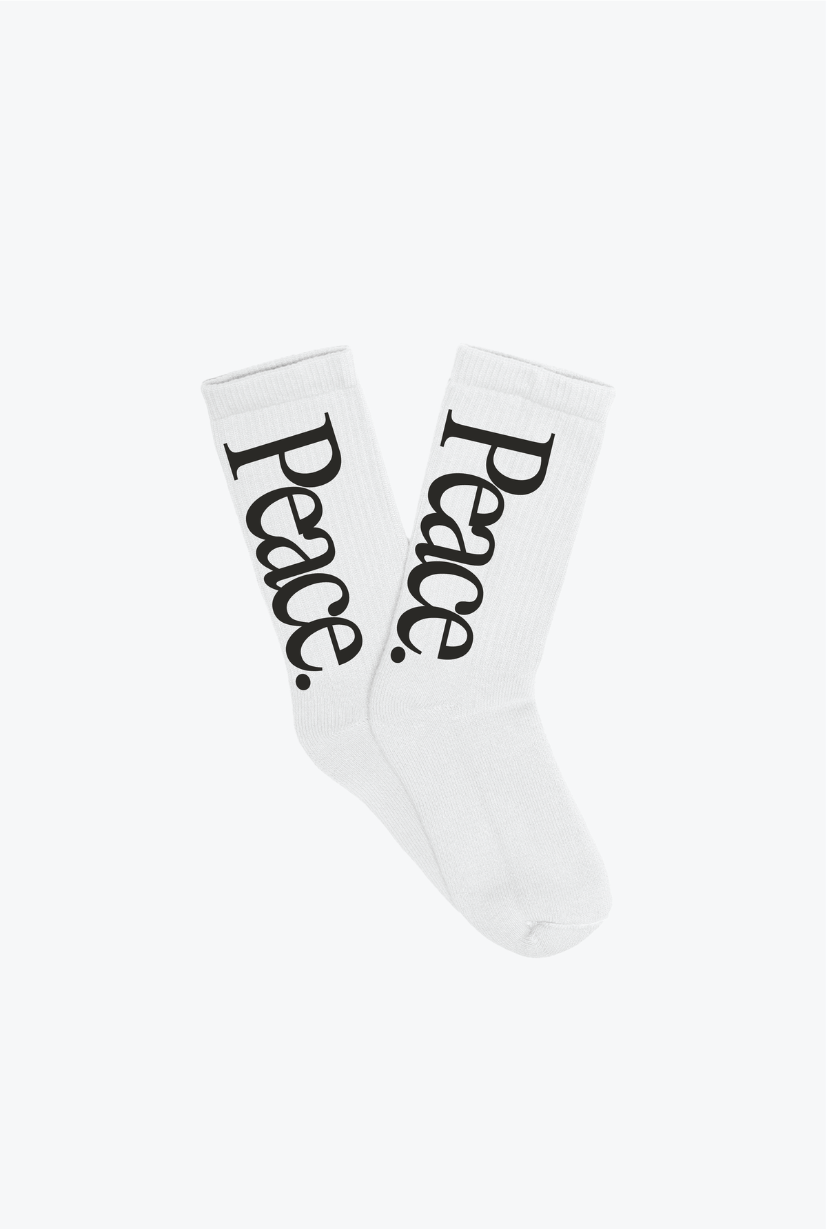 Trash Teddy Summer Vacation: Fashion Teddy Crew Socks - White
