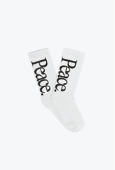 Trash Teddy Summer Vacation: Fashion Teddy Crew Socks - White