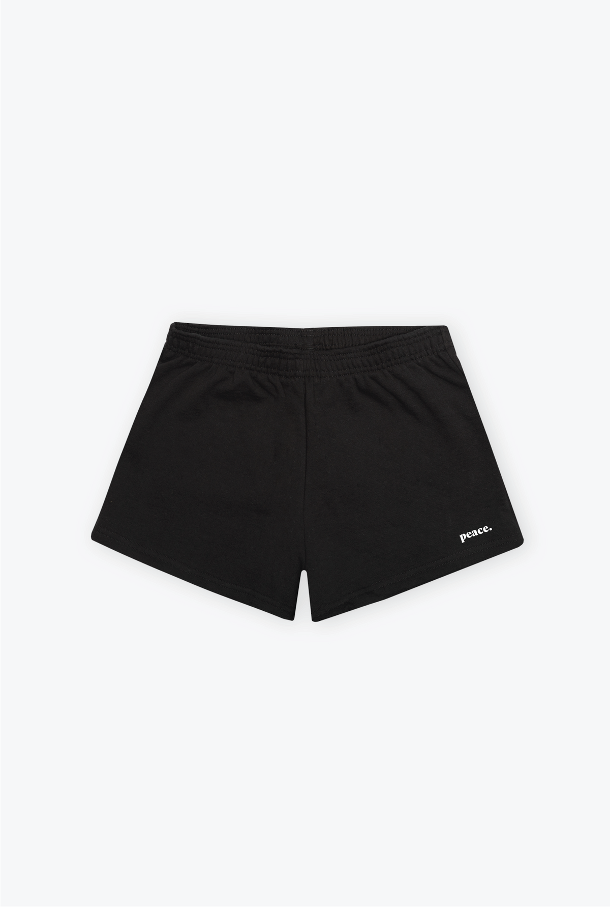 Peace Basics Women's Fleece Shorts - Black