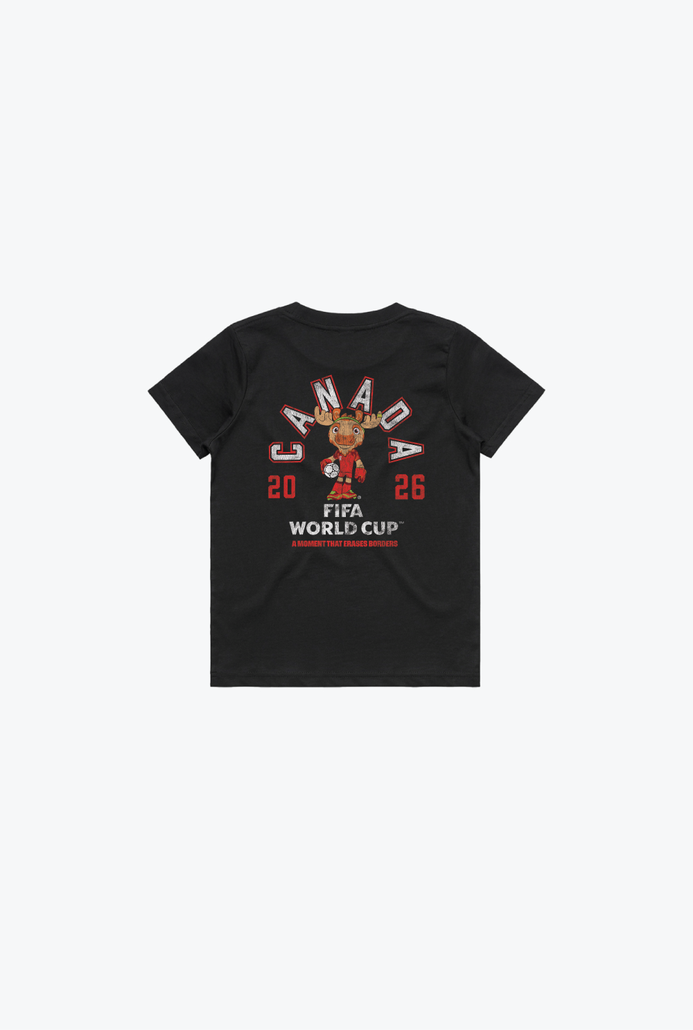FIFA World Cup 2026â¢ Canada Mascot Youth T-Shirt - Black
