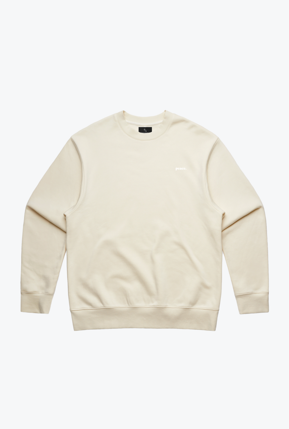 Peace Basics Heavyweight Crewneck - Ivory