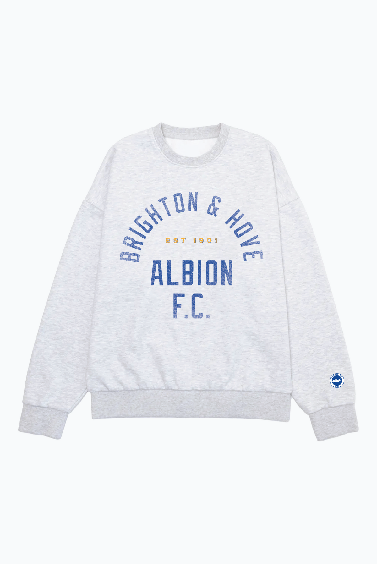 Brighton & Hove Albion F.C. SuperHeavyâ¢ï¸ Crewneck - Ash