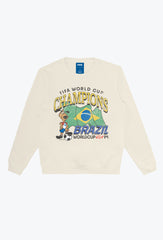 FIFA Brazil '94 World Cup Champions Heavyweight Crewneck - Ivory