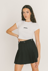 Peace Logo Tennis Skirt - Black