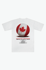 Canada Soccer Heavyweight T-Shirt - White