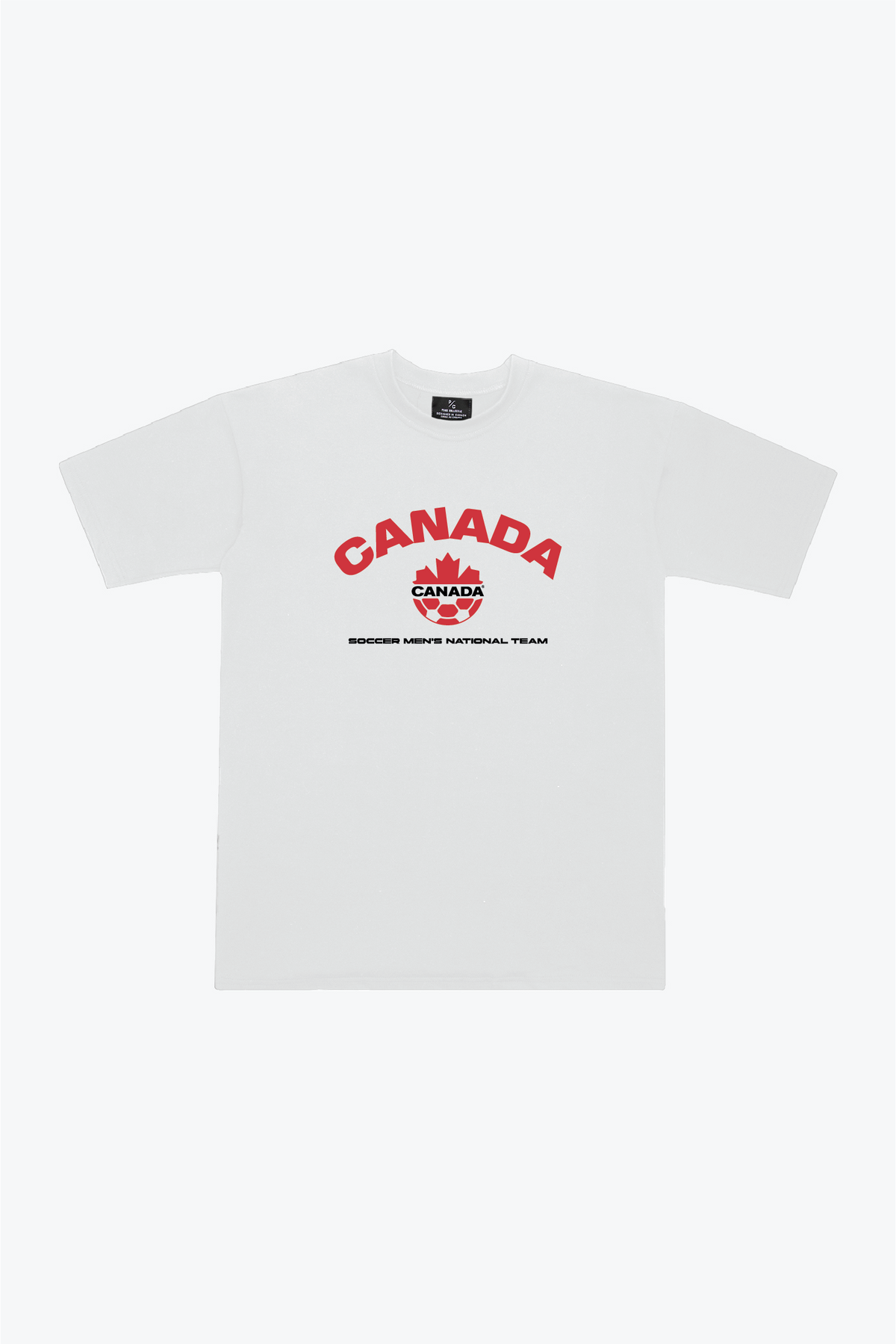 Canada Soccer Heavyweight T-Shirt - White