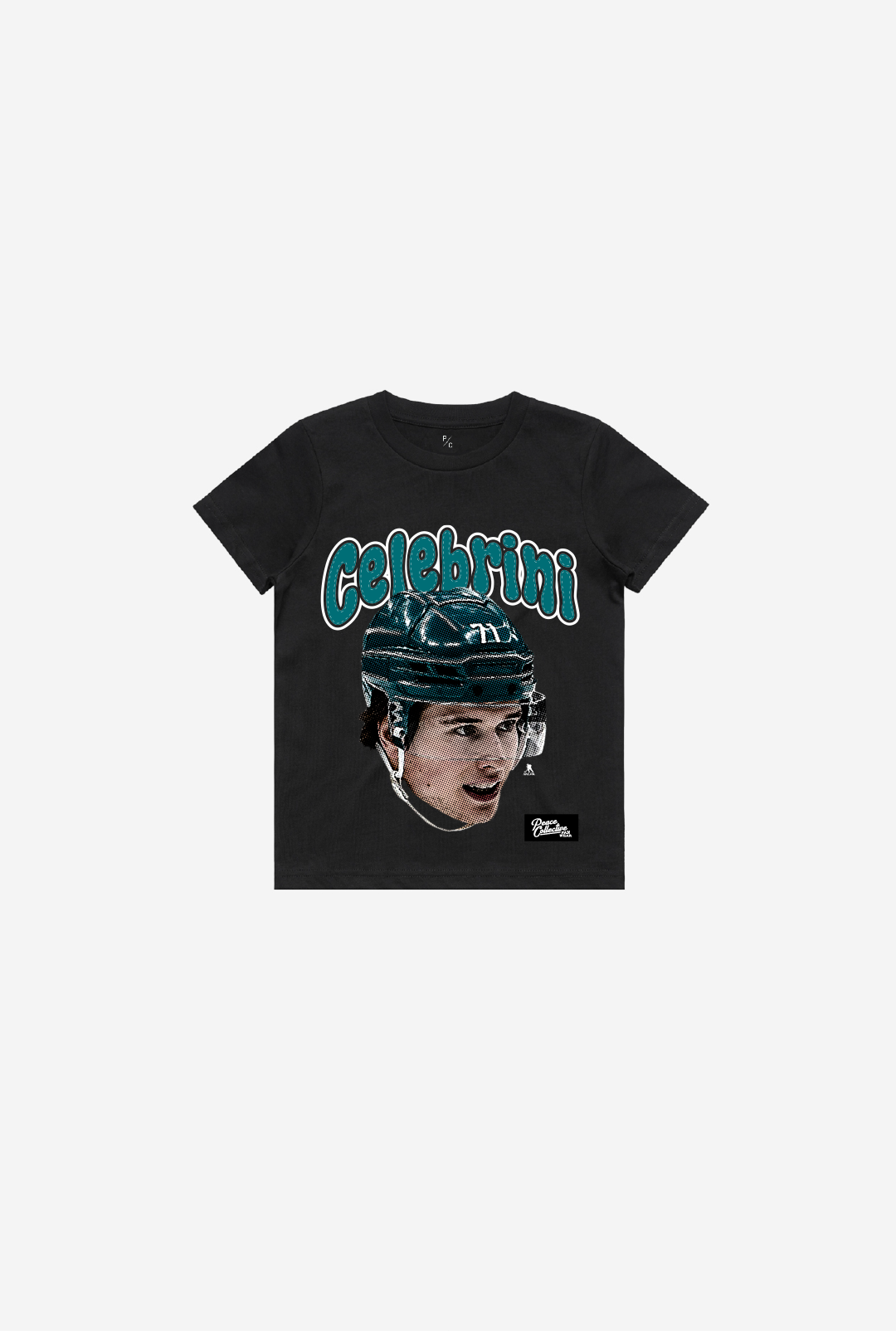 Macklin Celebrini Kids T-Shirt - Black