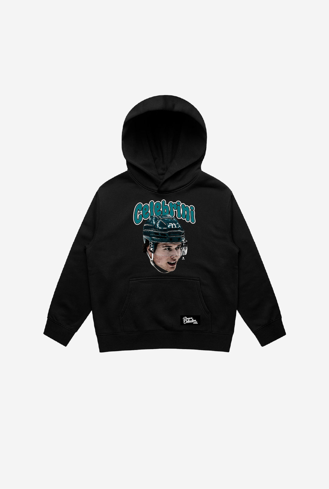 Macklin Celebrini Kids Hoodie - Black