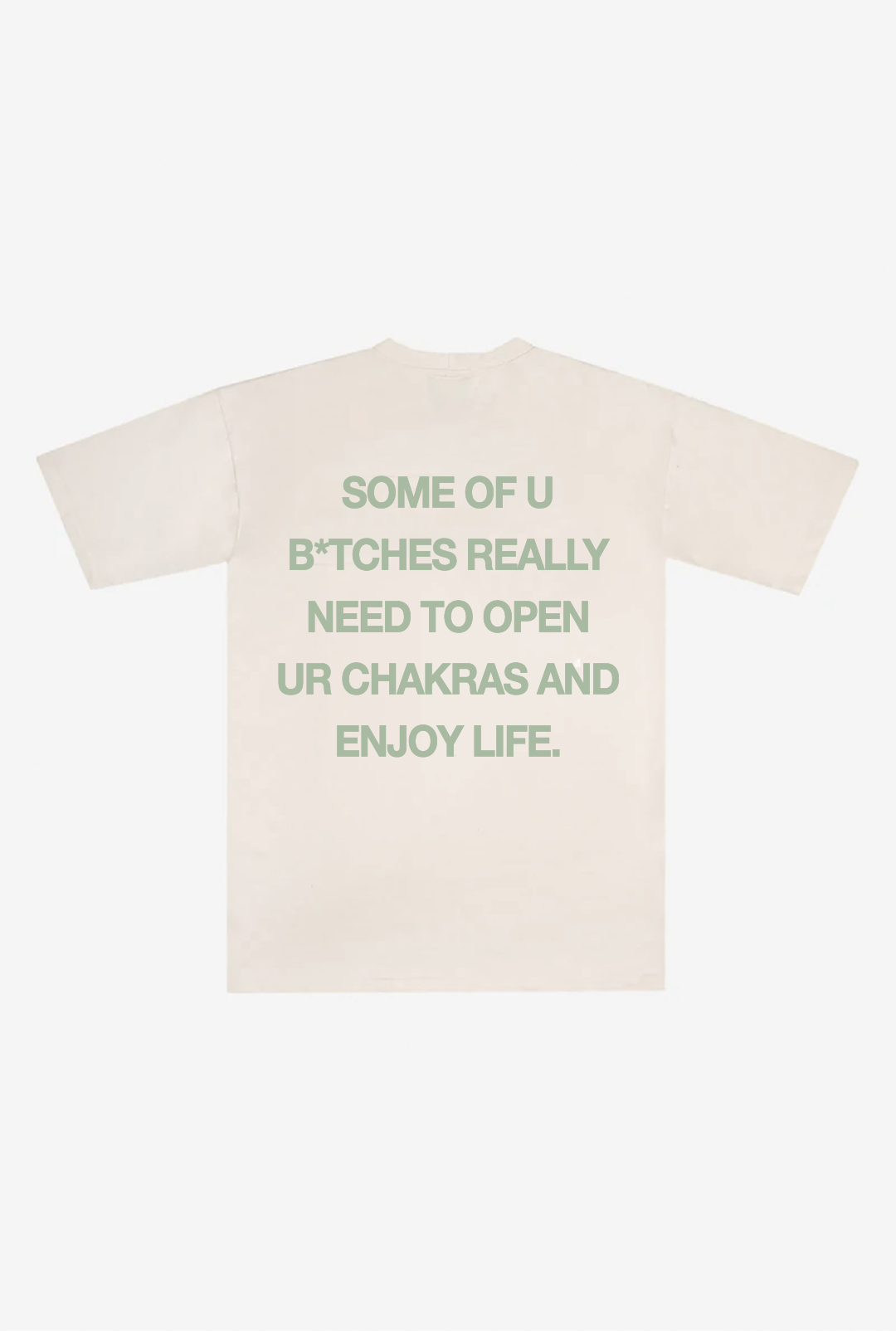 Open Ur Chakras Heavyweight T-Shirt - Ivory