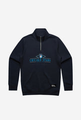 Chicago Stars FC Vintage Quarter Zip - Navy