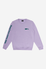 Kids Help Phone Help Means Everything Crewneck - Lavender