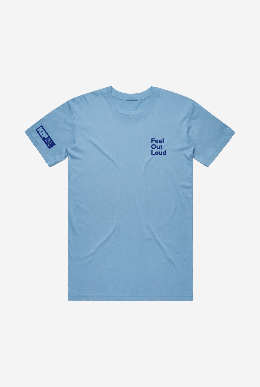 Kids Help Phone Feel Out Loud T-Shirt - Light Blue