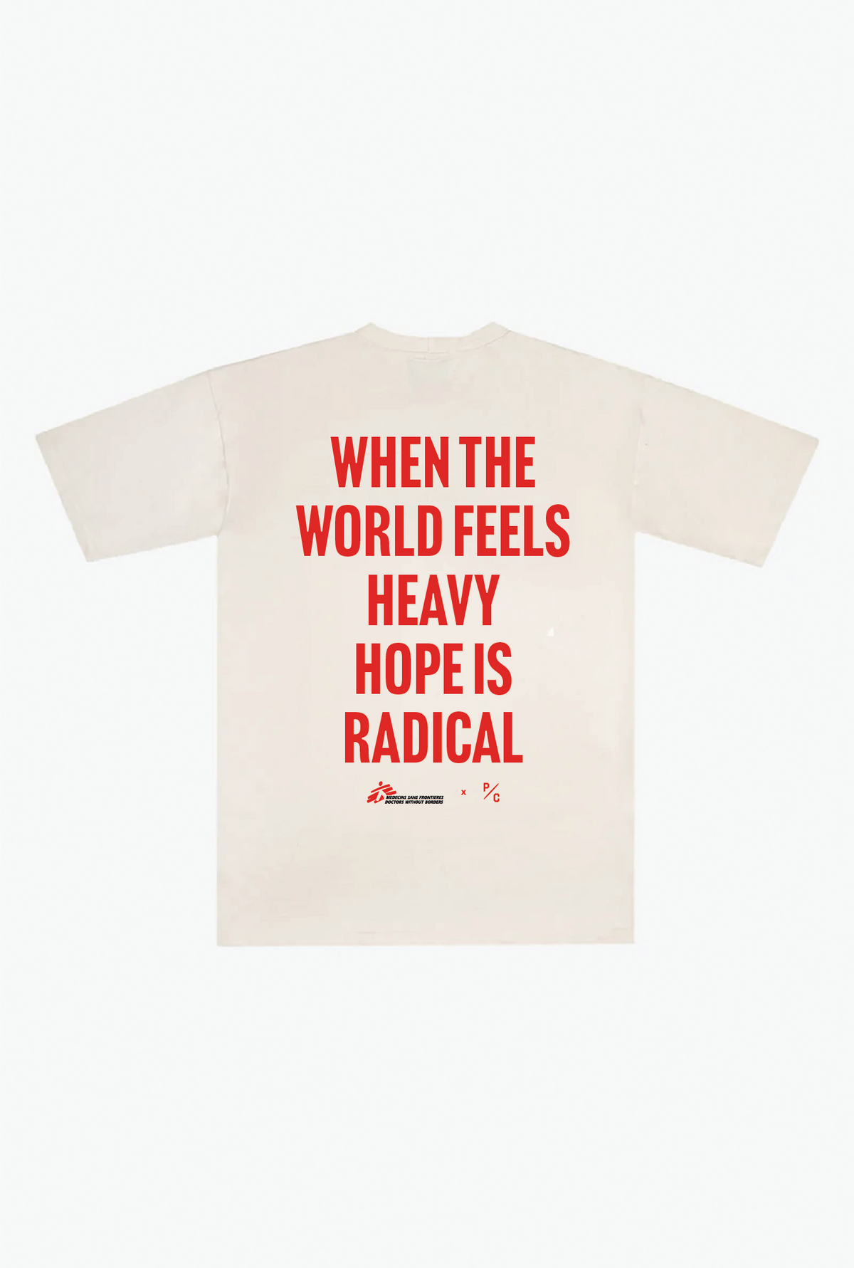 P/C x Doctors Without Borders Heavyweight T-Shirt - Ivory