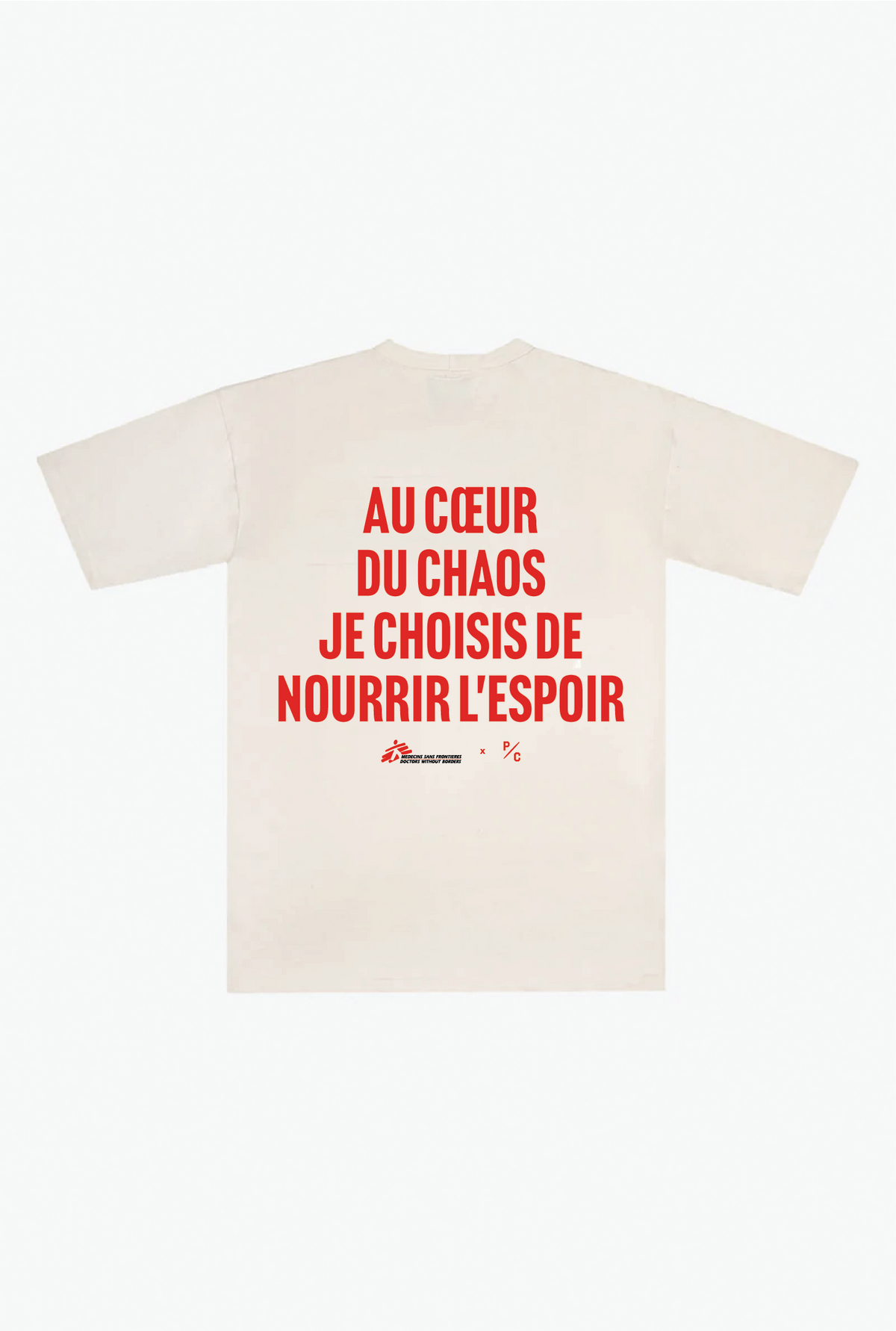 P/C x Doctors Without Borders Nourrir l'espoir l Heavyweight T-Shirt - Ivory